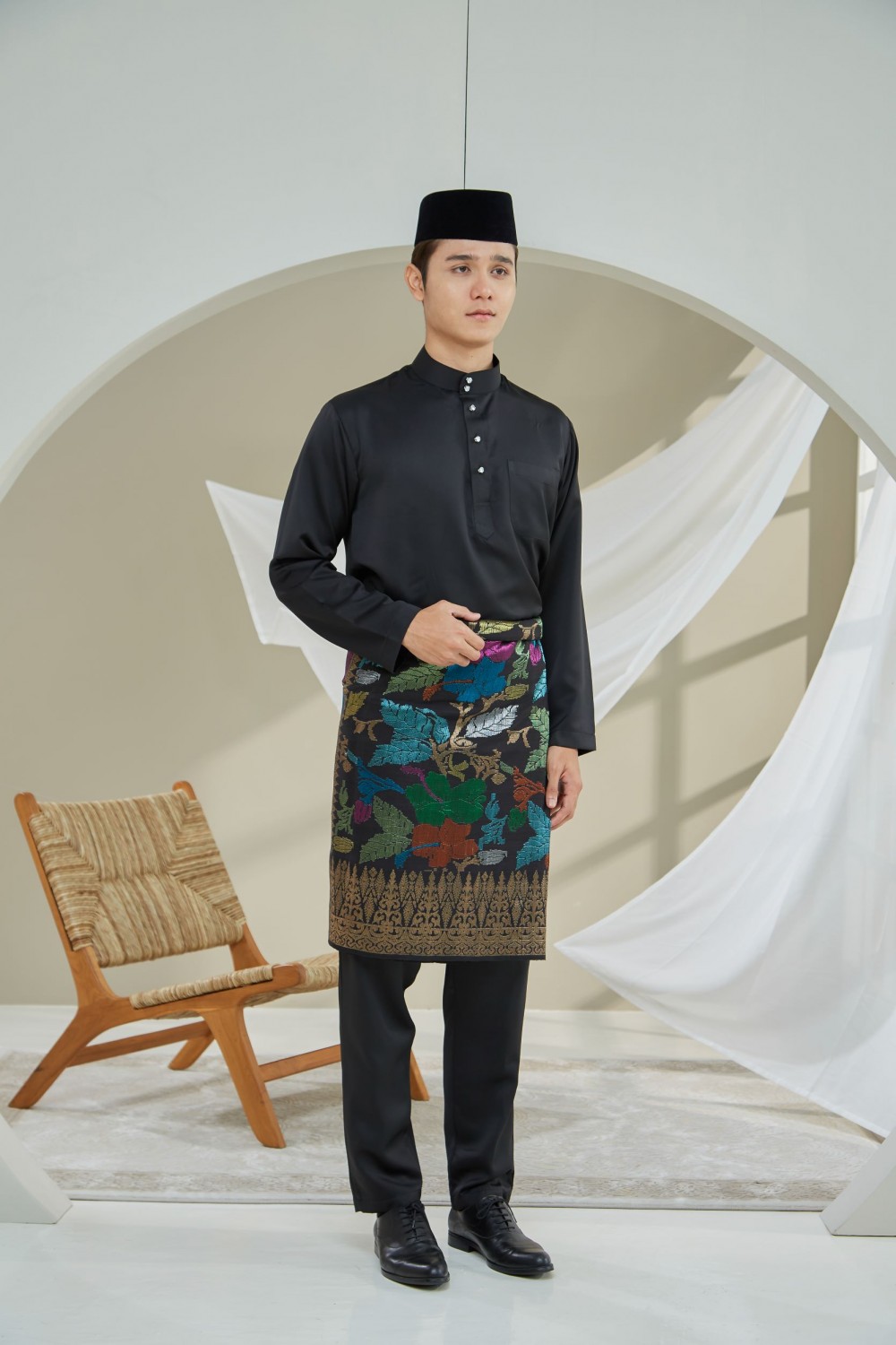 Musa Baju Melayu - Black